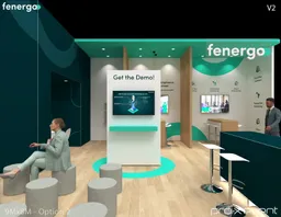 30x30 Péninsule booth design by Pro-X Exhibits